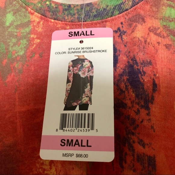 Philosophy Tunic Top Sunrise Brushstroke NWT - Picture 3 of 6